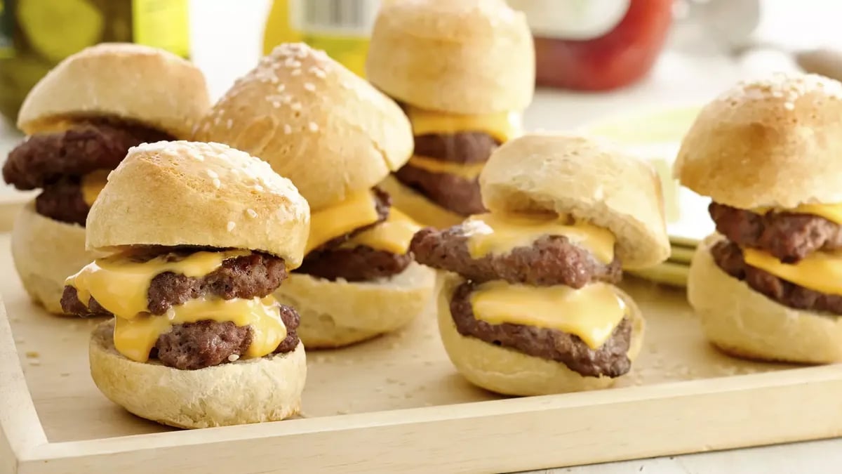 Grilled Double-Double Sliders