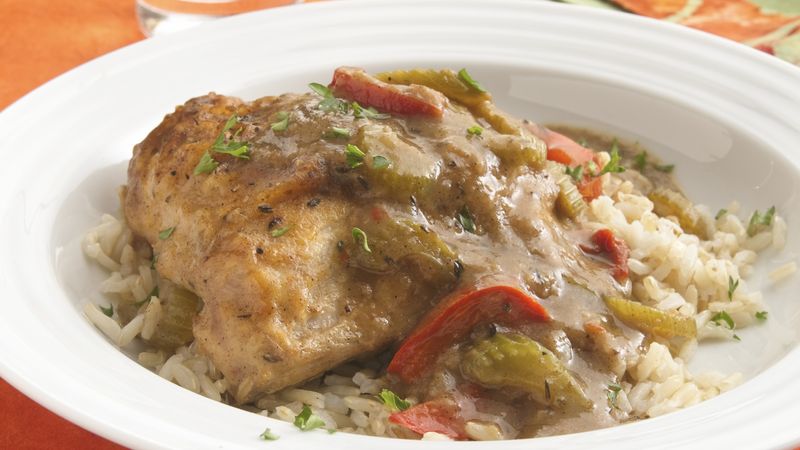 Smothered Chicken and Gravy (Makeover)