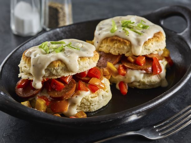 Cajun Biscuits and Gravy - Speed Cook