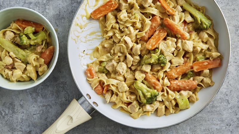 Chicken and Noodles Skillet