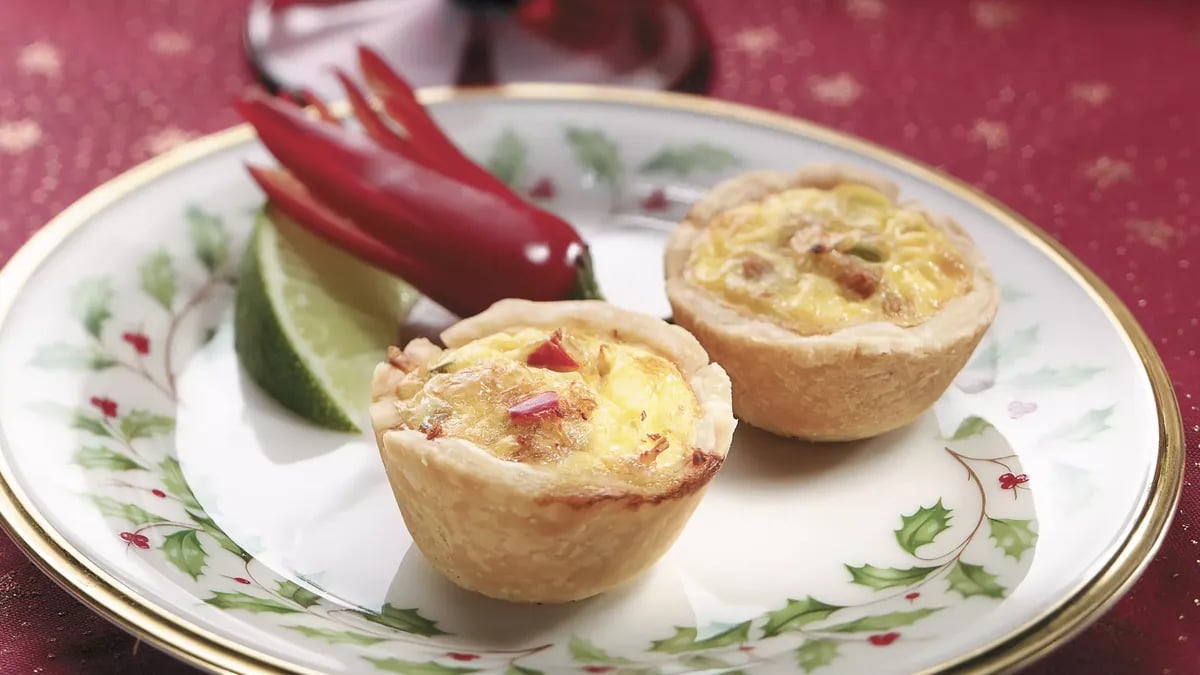 Asian Crab Mini Quiches