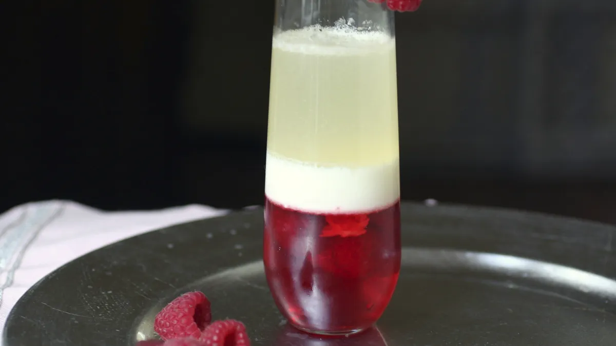 Sparkling Raspberry Gelatin