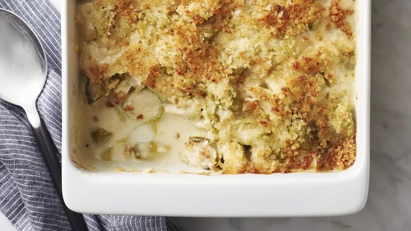 Cheesy Brussels Sprouts Casserole