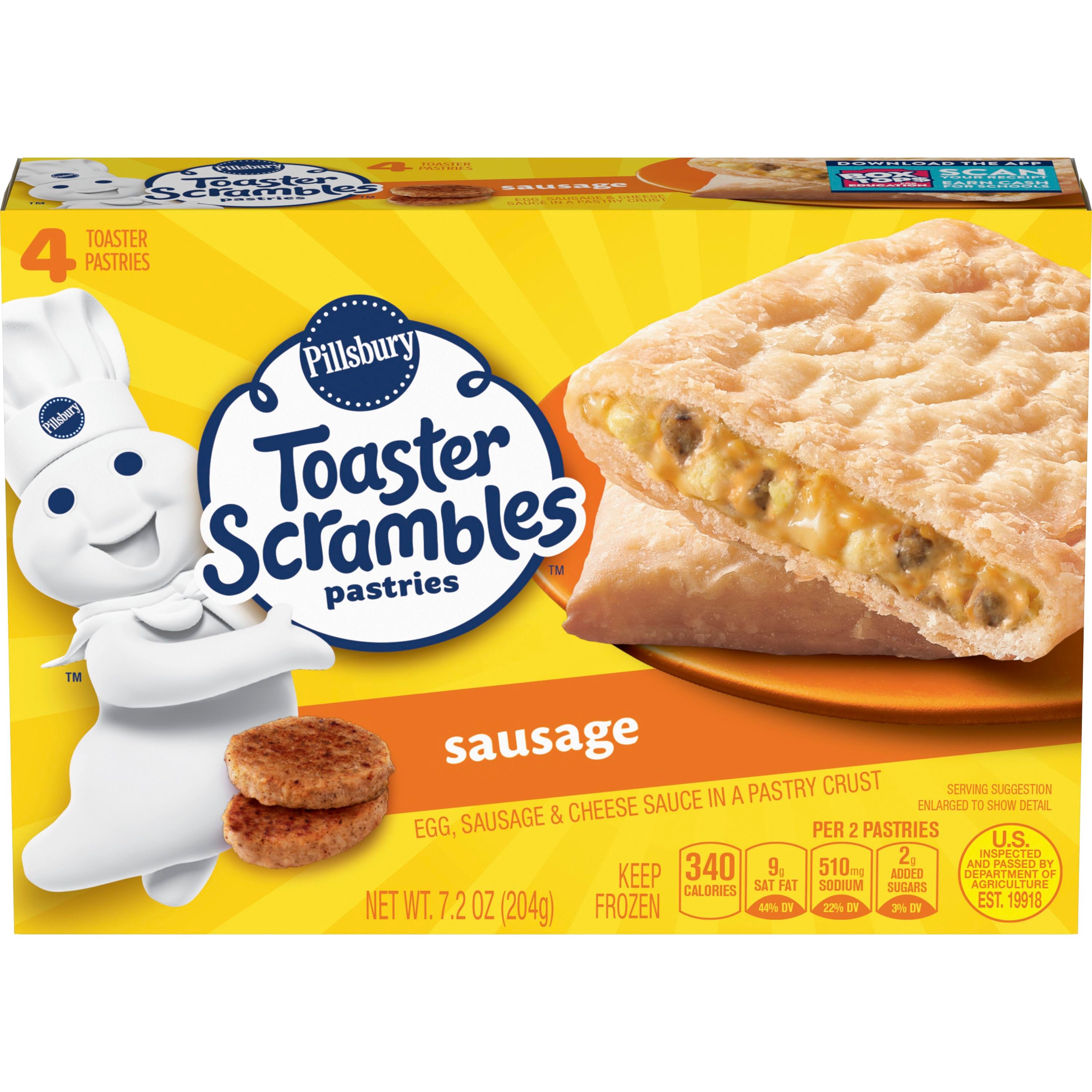 Pillsbury™ Sausage Toaster Scrambles - Front