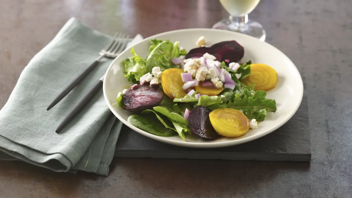 Beet and Baby Greens Salad
