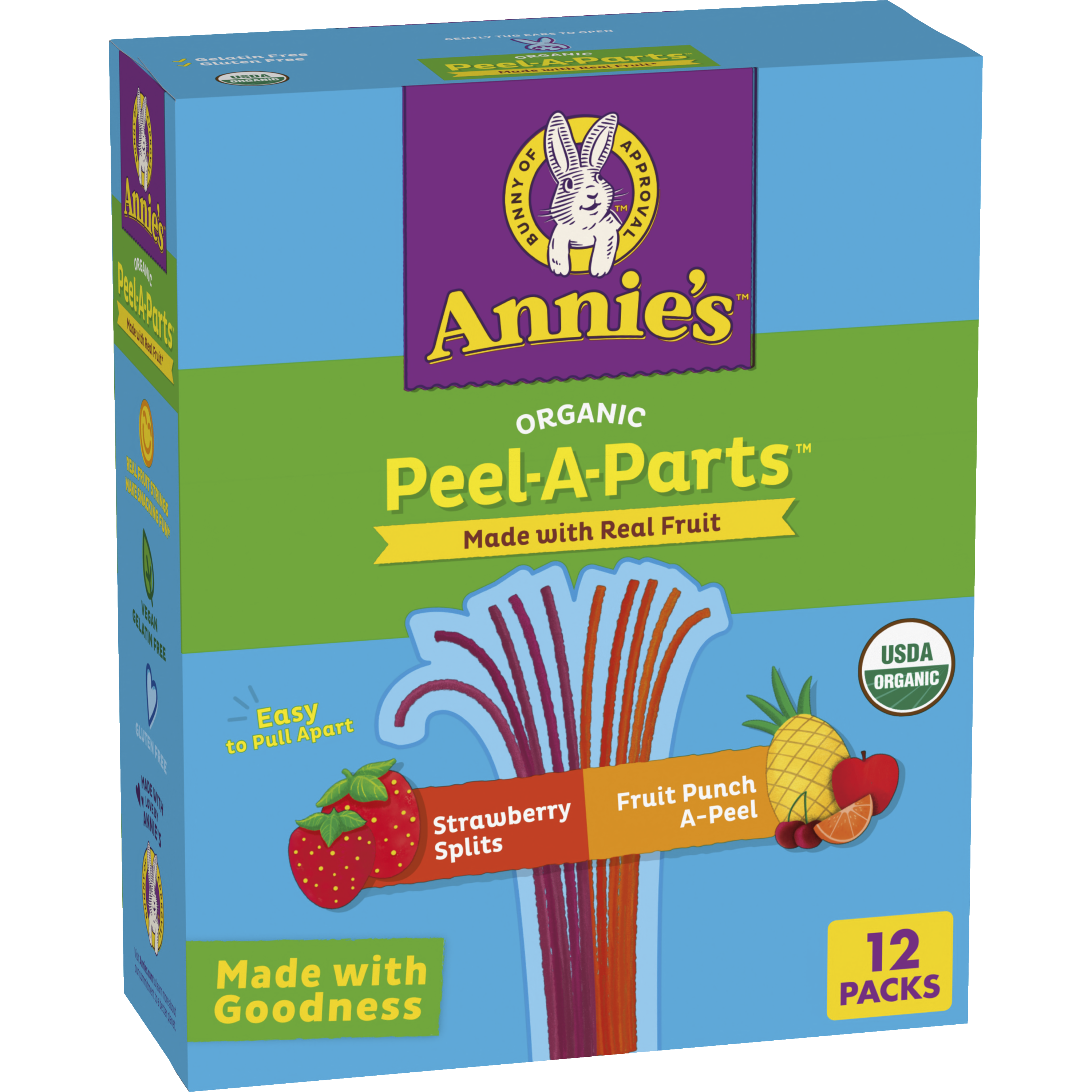 Fruit Peel a Part: Strawberry/Fruit Punch Variety Pack | Annie's