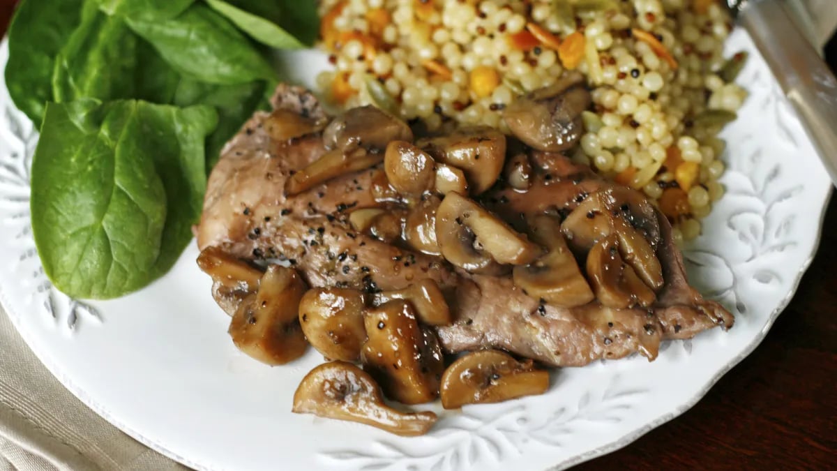 Pan Roasted Burgundy Chicken