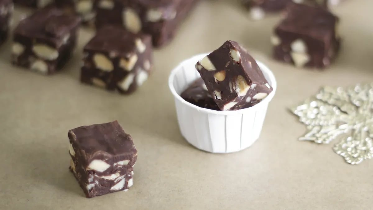 Five-Minute Double Chocolate Fudge