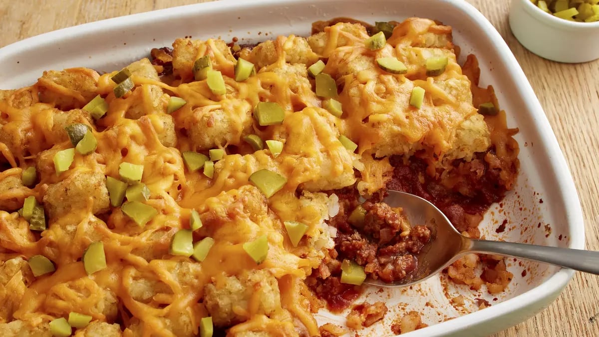 Sloppy Joe Tater Tots™ Casserole