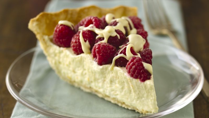 White Chocolate-Raspberry Pie