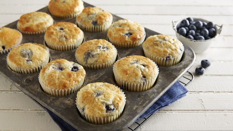 Easy Blueberry Muffins Recipe - BettyCrocker.com