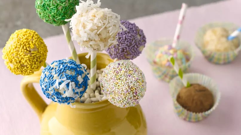 Piña Colada Cake Pops