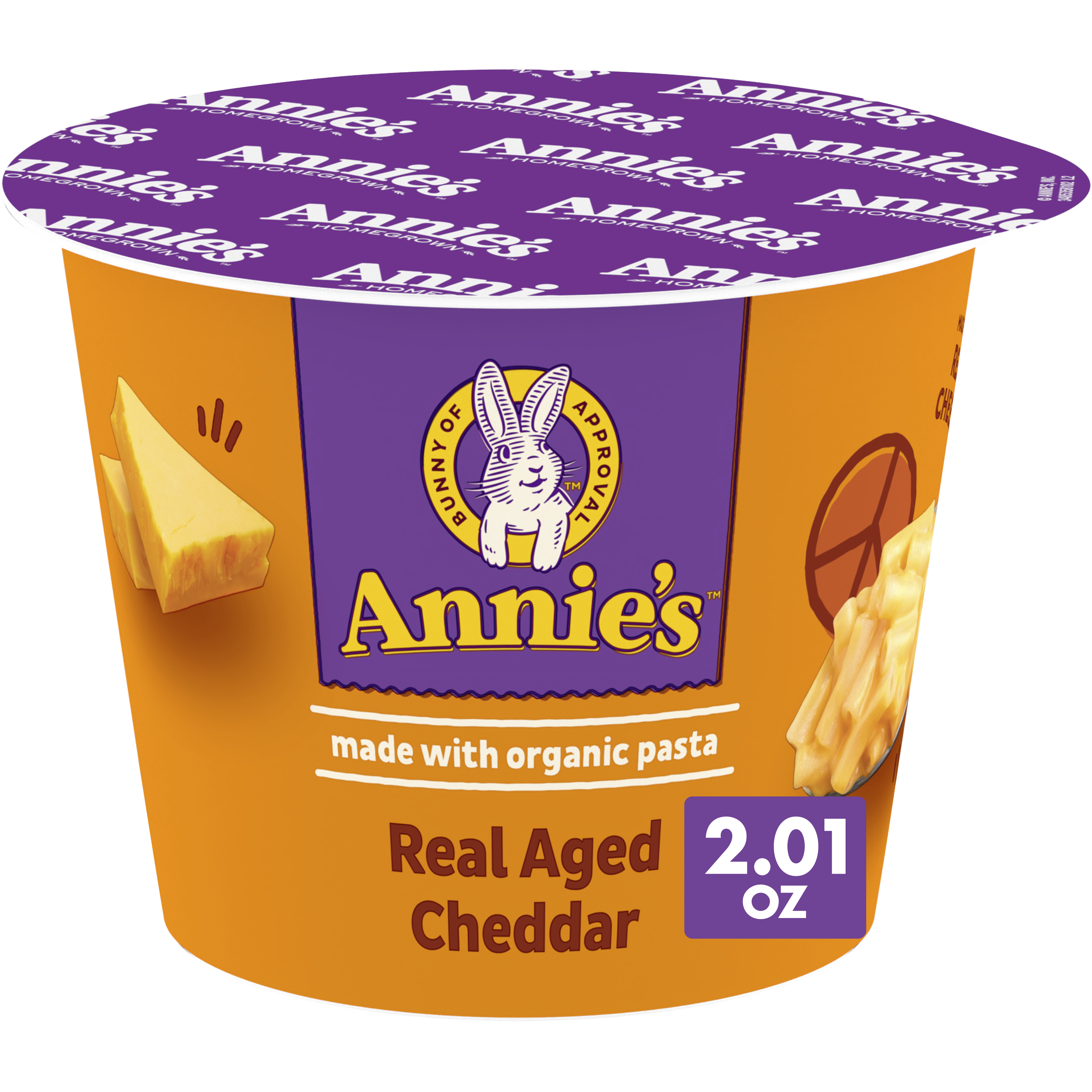 Real Aged Cheddar Microwavable Mac Cup Annie's Homegrown