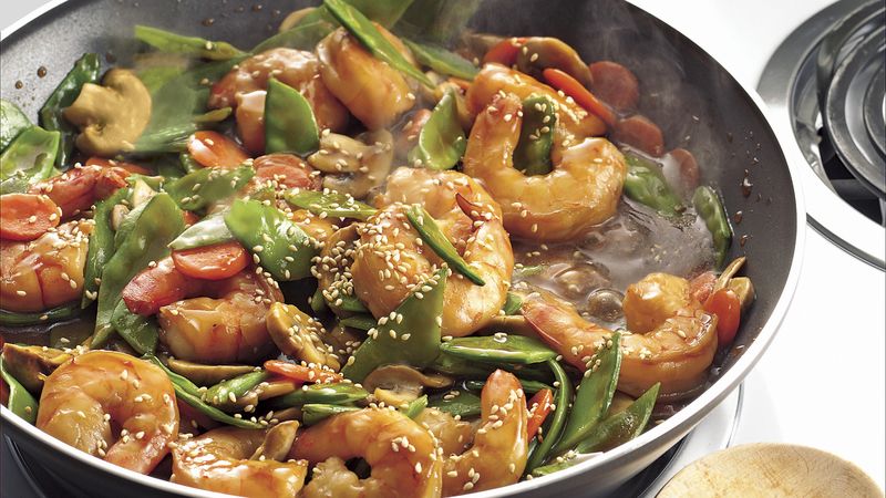 Sesame Shrimp Stir-Fry