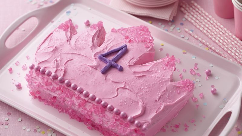 Royal Princess Crown Cake Recipe