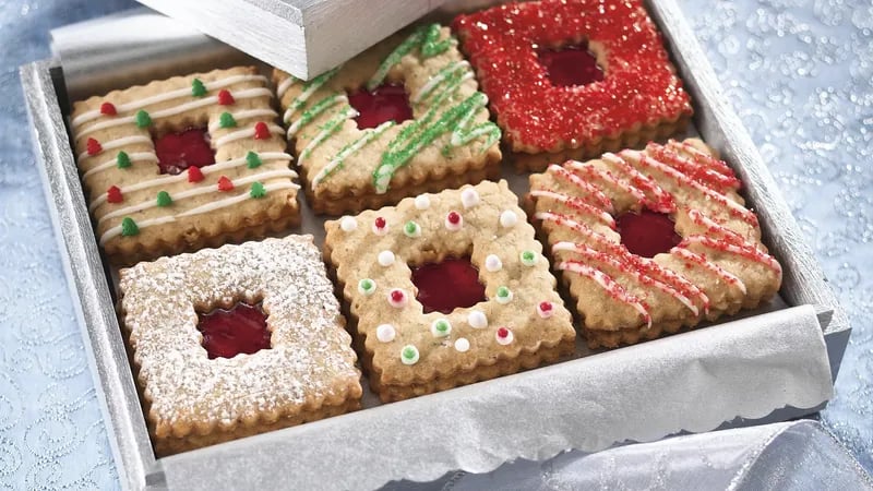 Linzer Sandwich Cookies