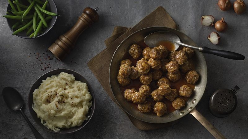 Spicy Sausage Meatballs with Maple Cider Glaze