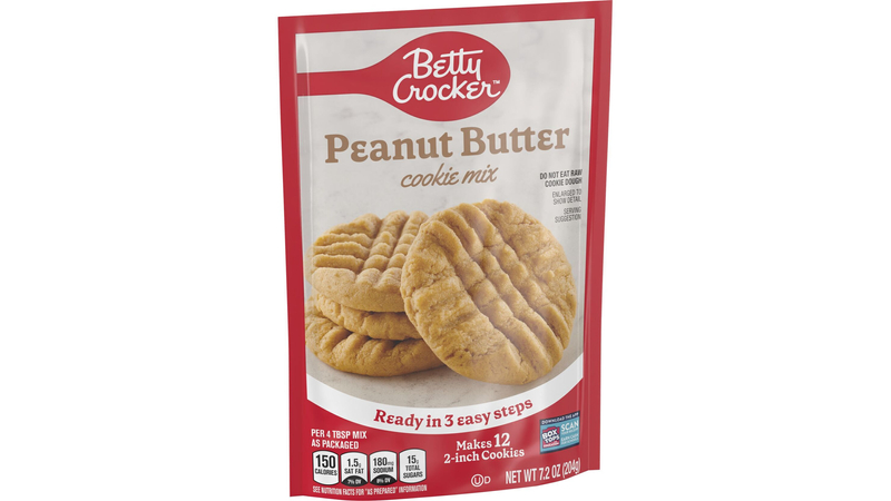 Betty Crocker™ Snack Size Peanut Butter Cookie Mix - BettyCrocker.com