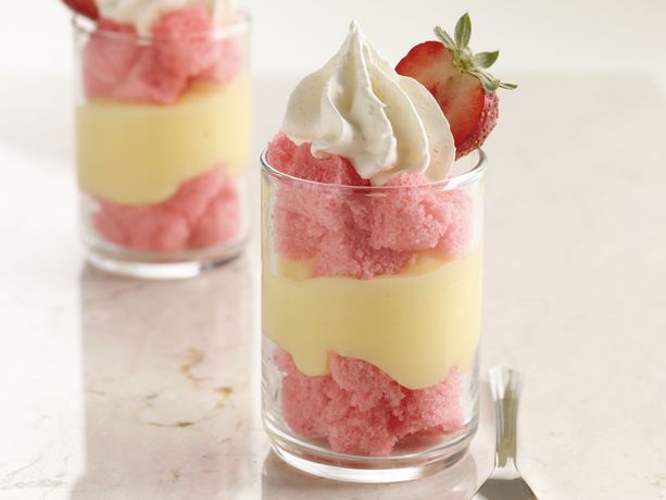 Double Strawberry Shortcake Mini Shots