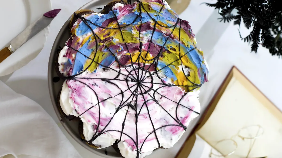 Gothic Window Pull Apart Cupcake Cake