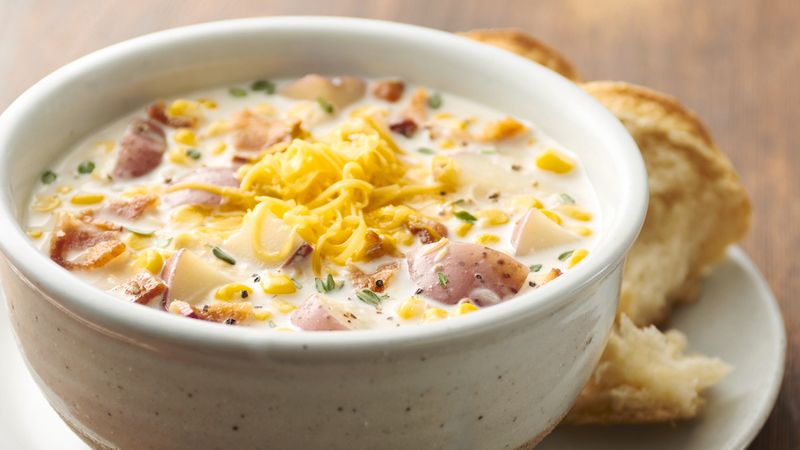 Slow-Cooker Bacon Corn Chowder