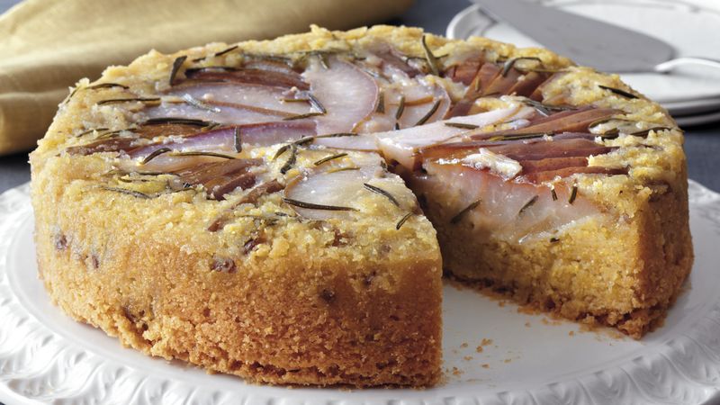 Rosemary Anjou Pear Cake