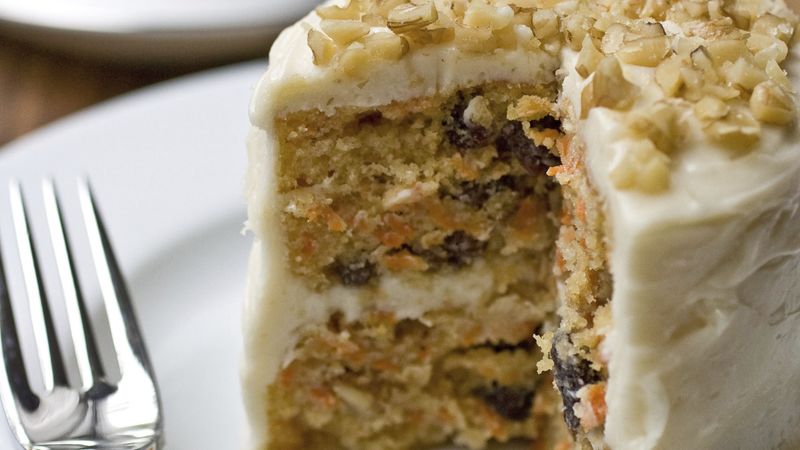 Mini Carrot Cake with Maple-Cream Cheese Frosting