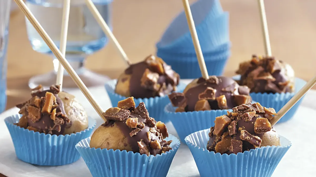 Cookie Dough Truffle Pops
