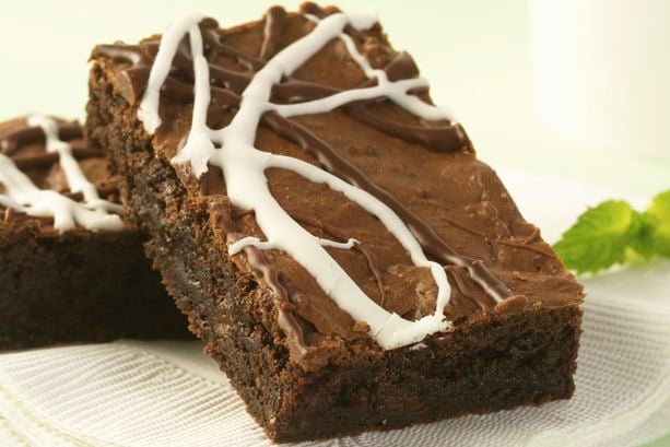 Creme de Menthe Brownies