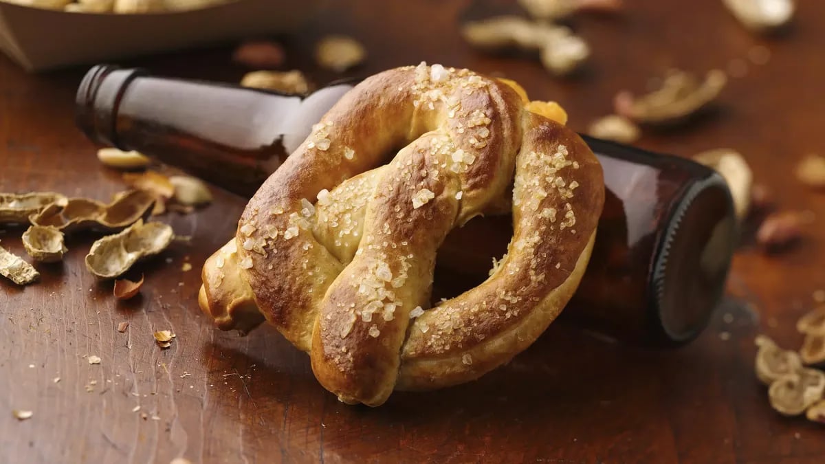 Beer Cheese-Stuffed Pretzels