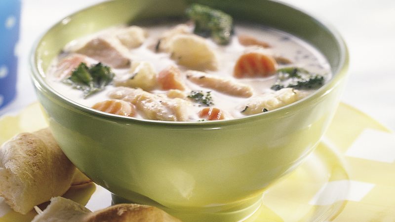 Creamy Chicken-Vegetable Soup