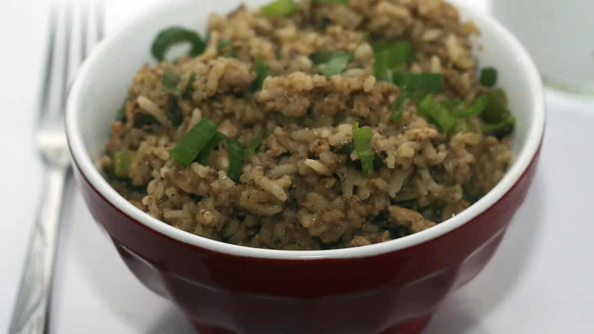 Cast-Iron Skillet Chicken Dirty Rice