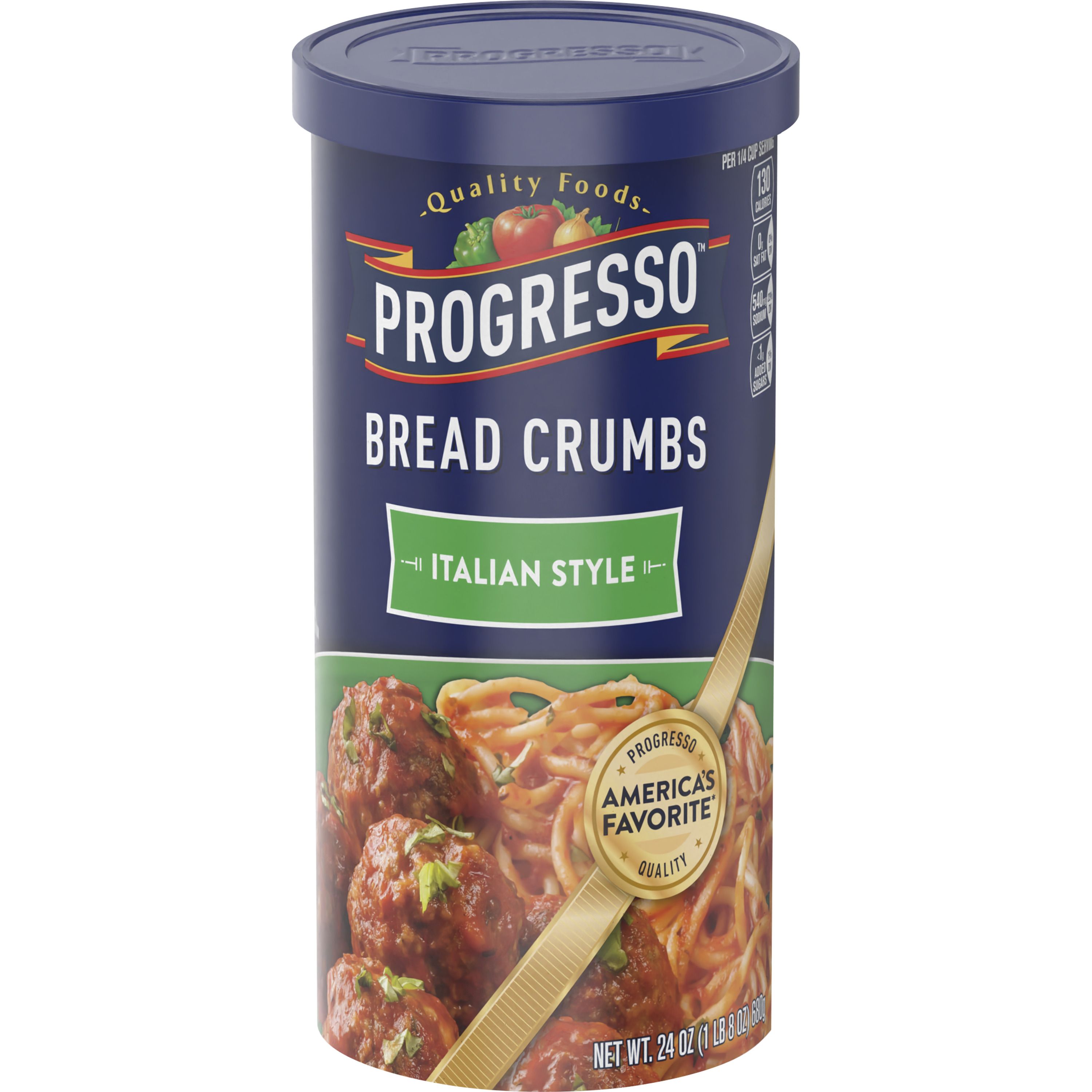 Front - 3D Progresso(TM) Bread Crumbs Italian Style (12 ct) 24 oz