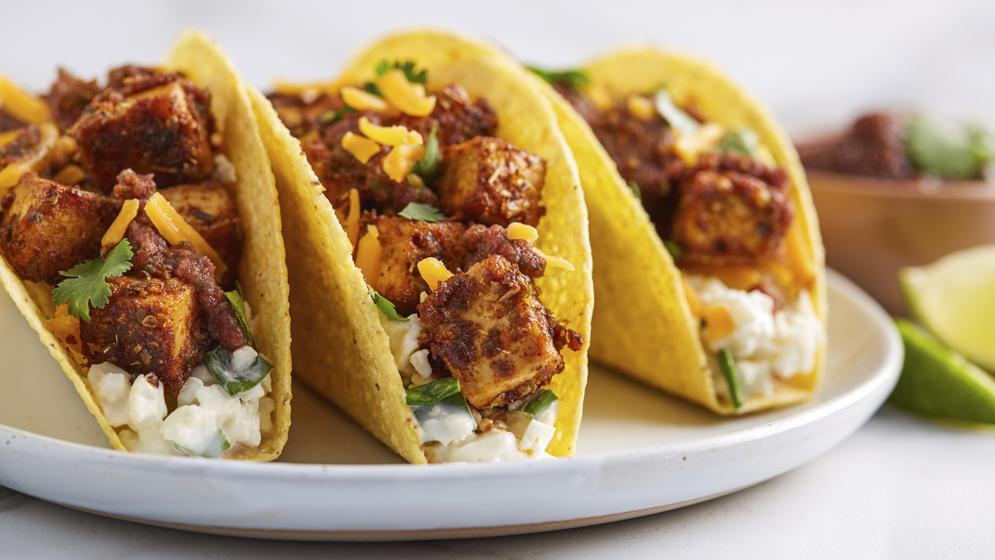 Blackened Tofu Tacos Recipe - Tablespoon.com