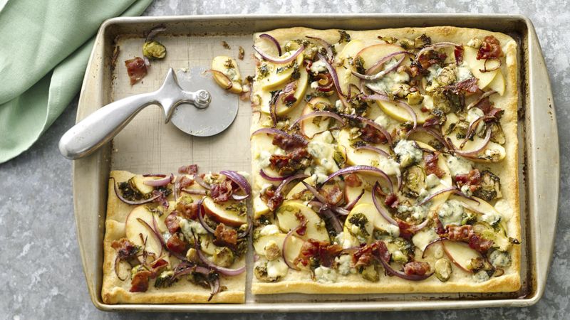 Bacon and  Brussels Sprouts Pizza