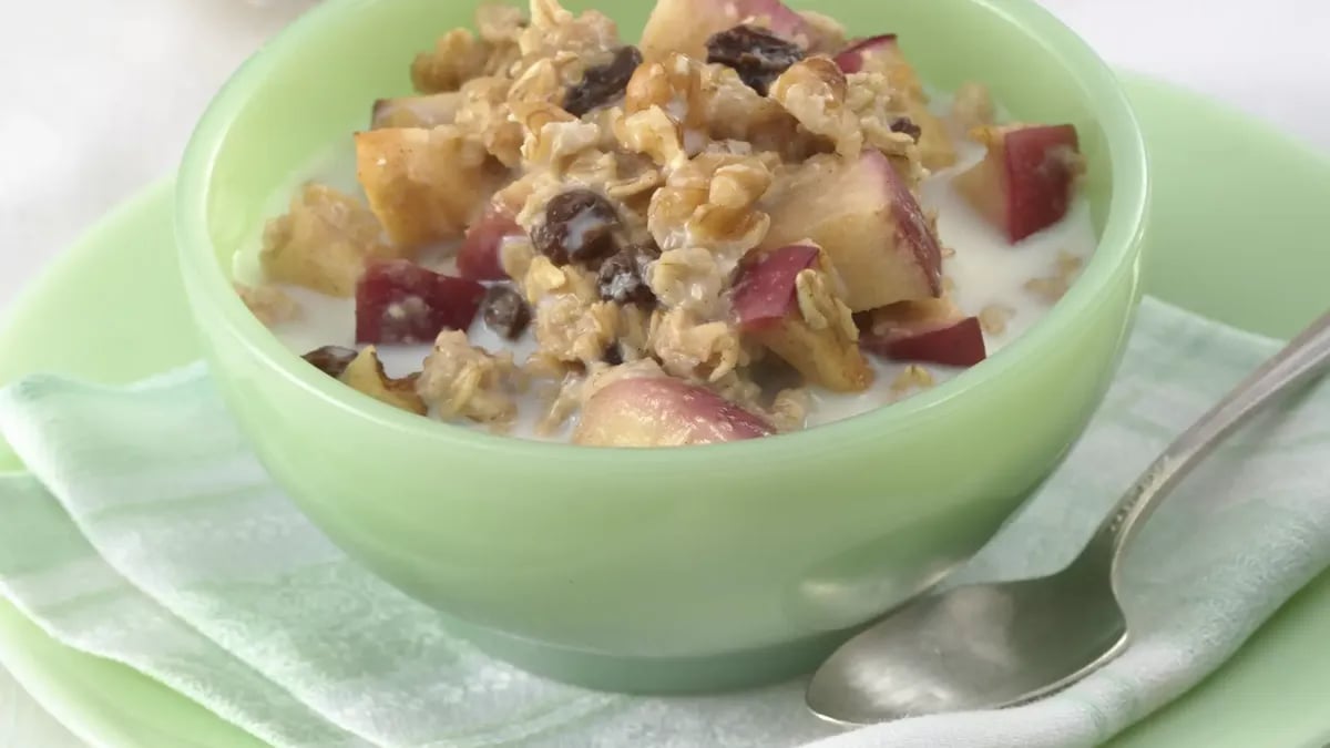 Heart Healthy Cookbook Apple Oatmeal