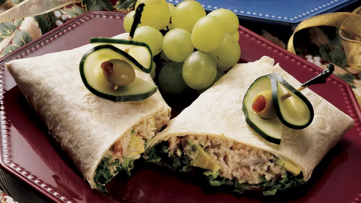 Crabmeat and Avocado Wraps