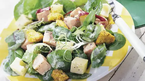 Ham and Swiss Summer Salad