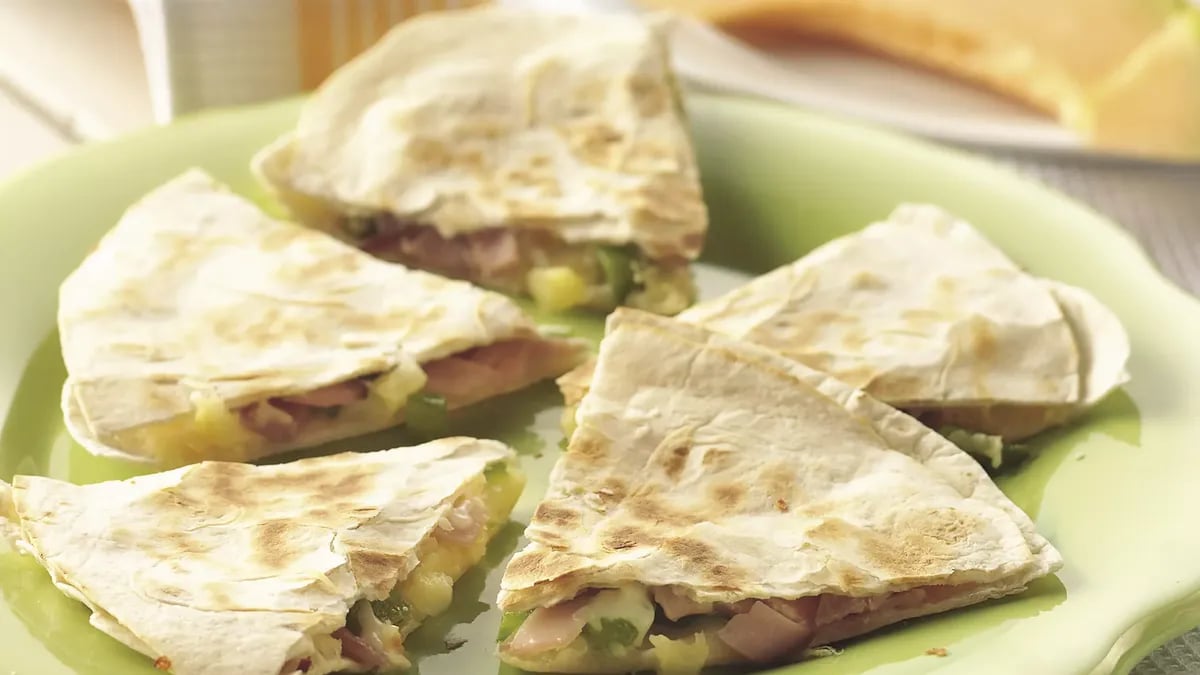 Hawaiian Quesadillas