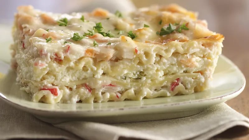 Creamy Seafood Lasagna