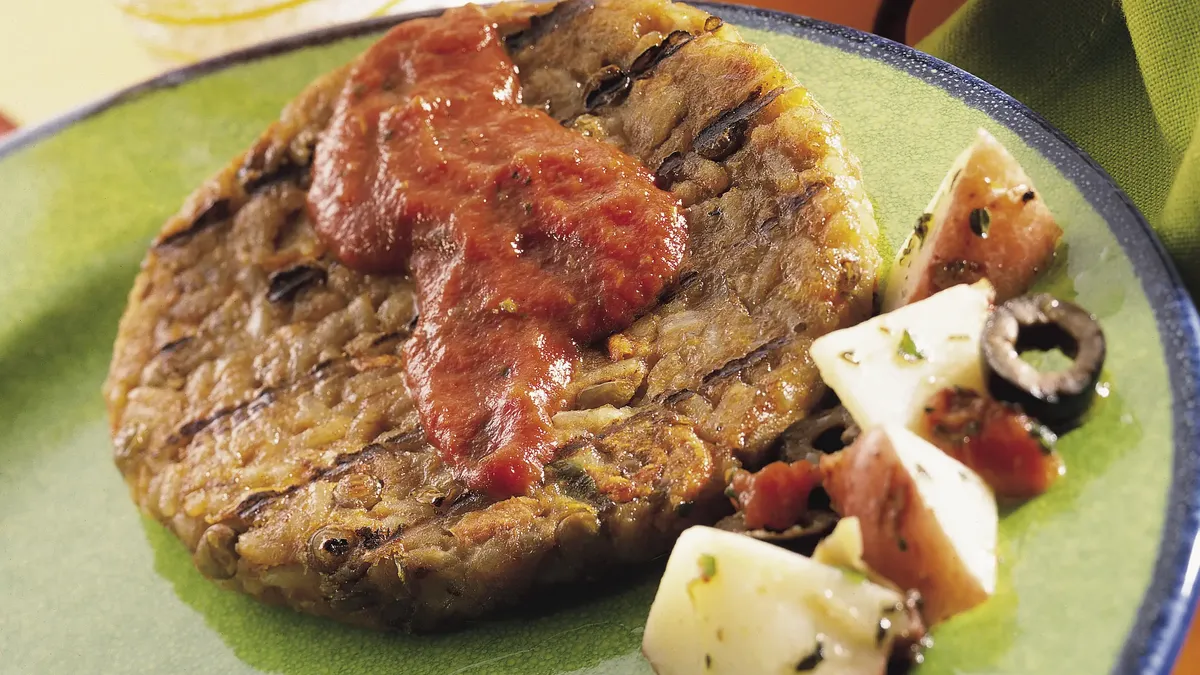 Lentil-Rice Patties