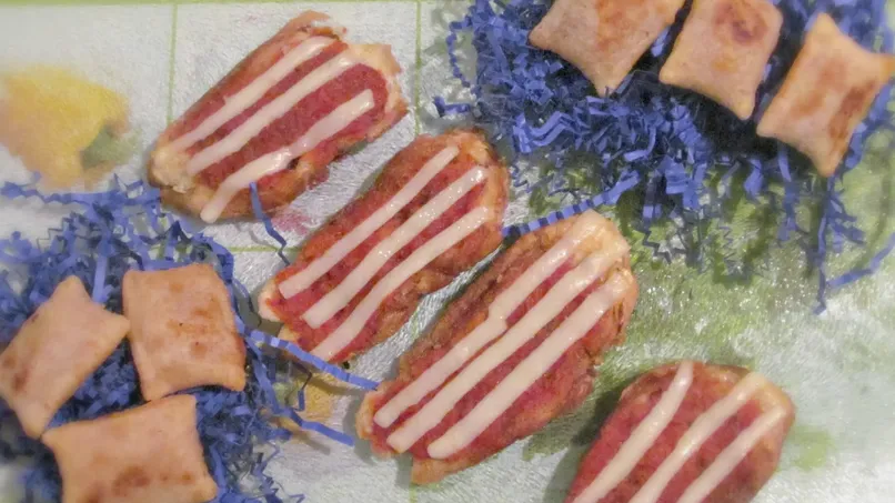 4th of July Flag Toasts