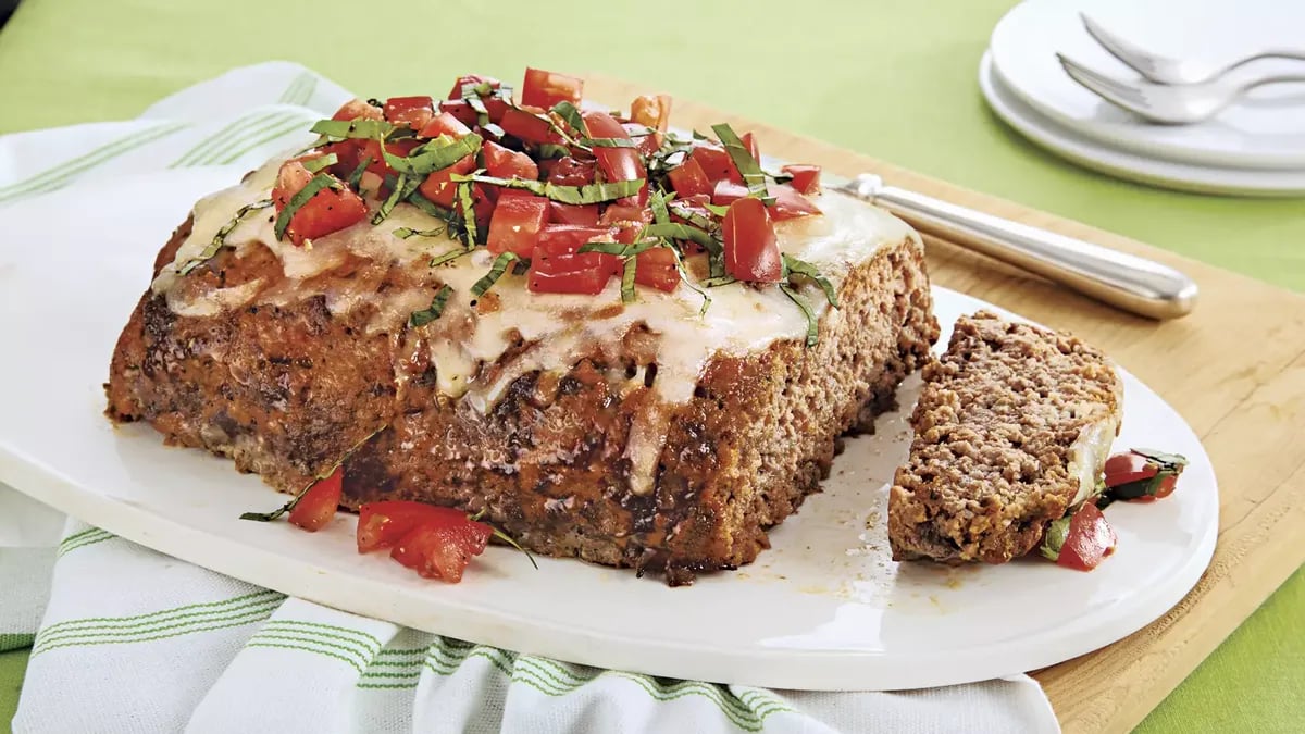 Tomato-Basil Meatloaf