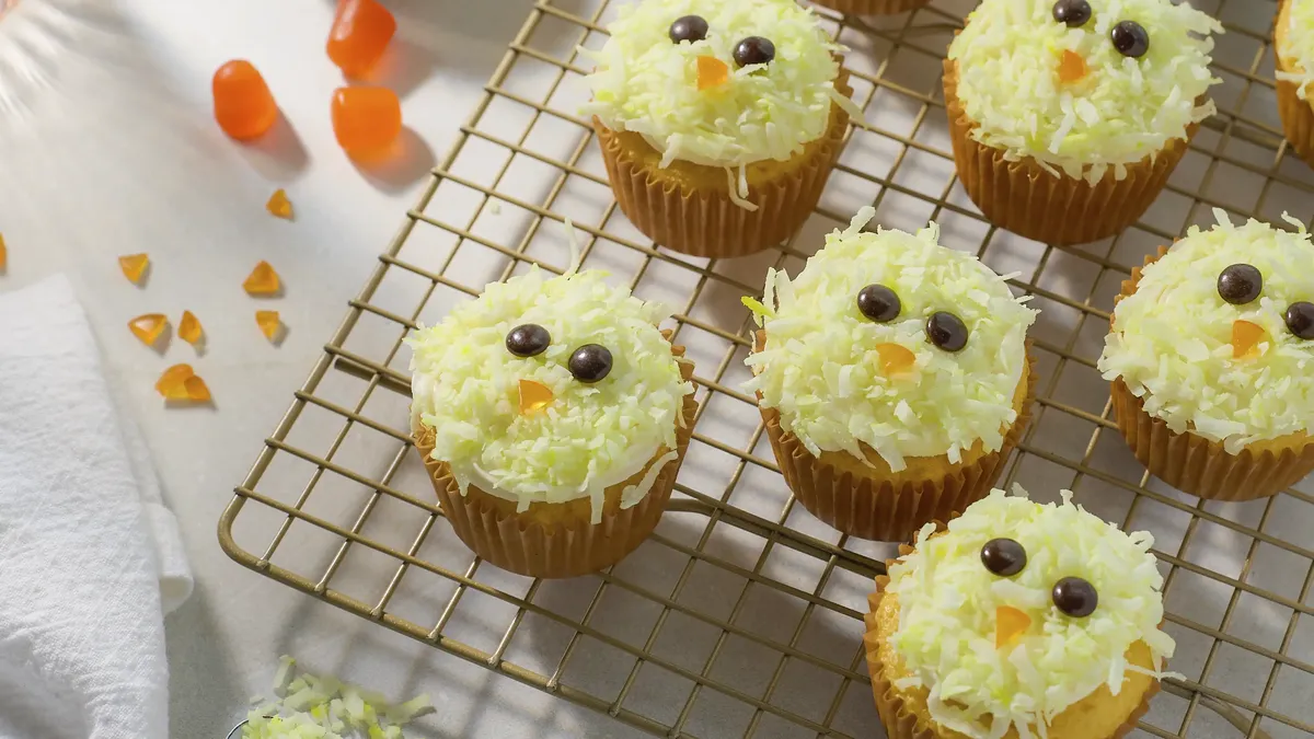 Easter Chicks Cupcakes
