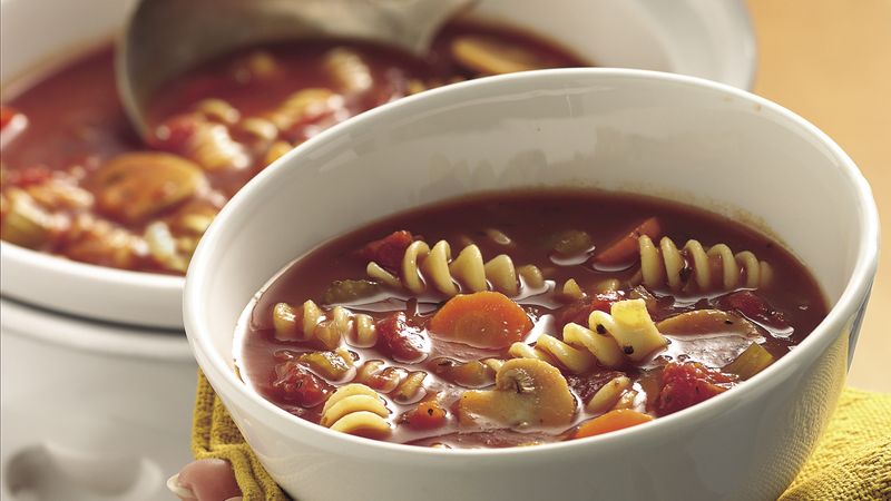 Slow-Cooker Tomato Rotini Soup