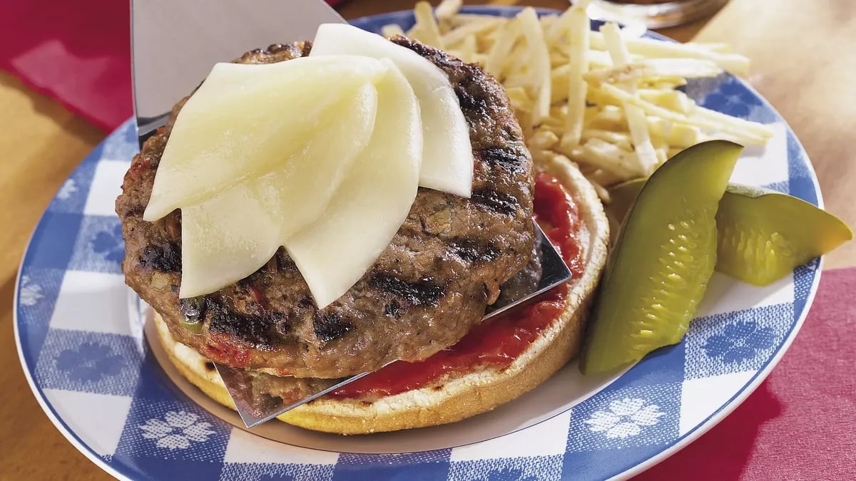 Pepperoni Pizza Burgers