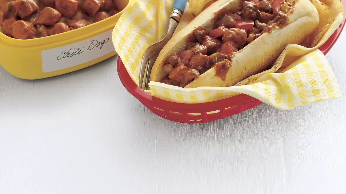 Cheesy Chili Dogs