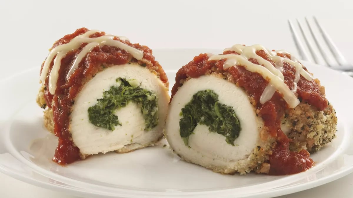 Skinny Stuffed Chicken Parmesan