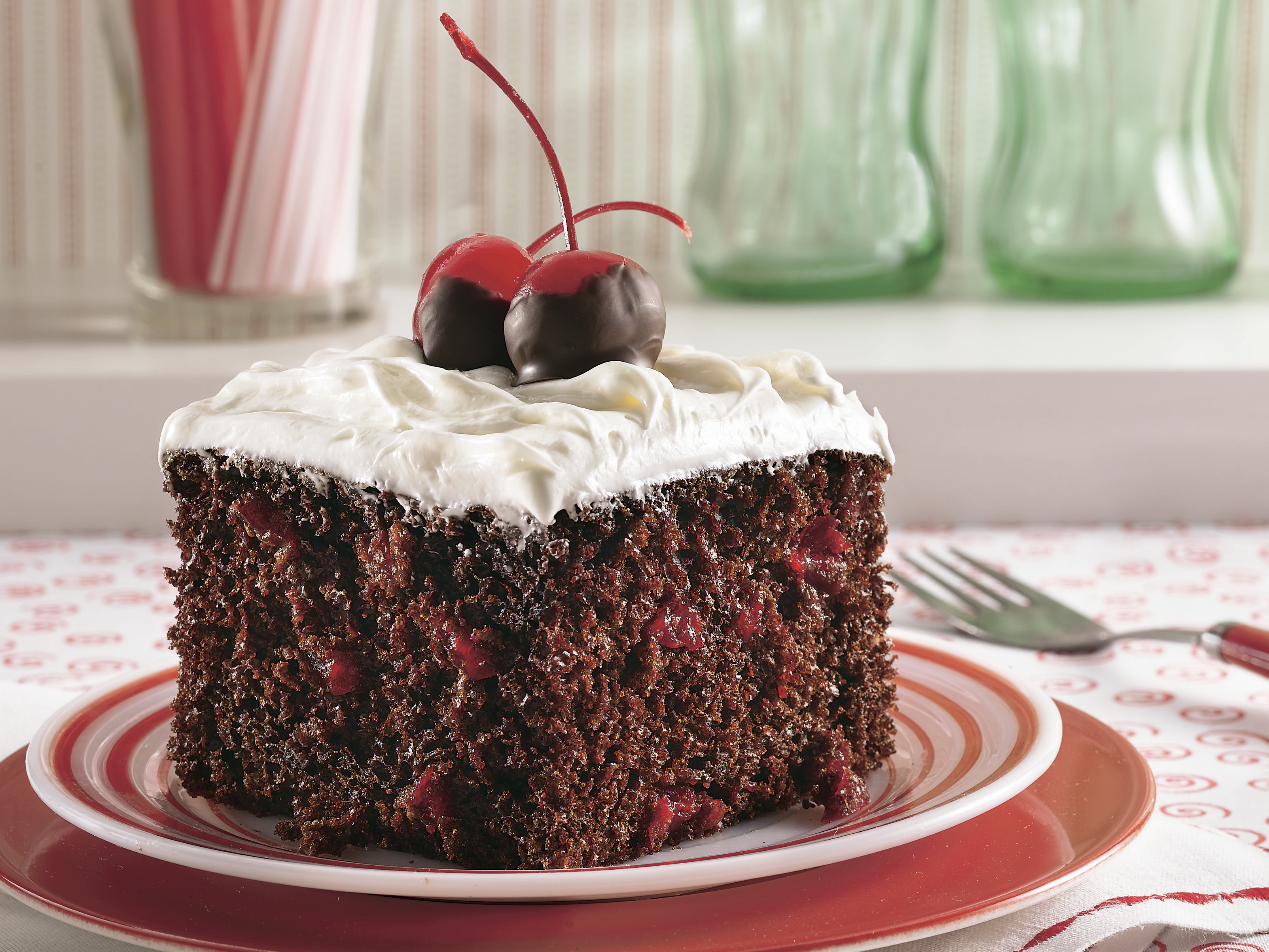 Chocolate Cherry Cake 🟢 – Enchante Patisserie