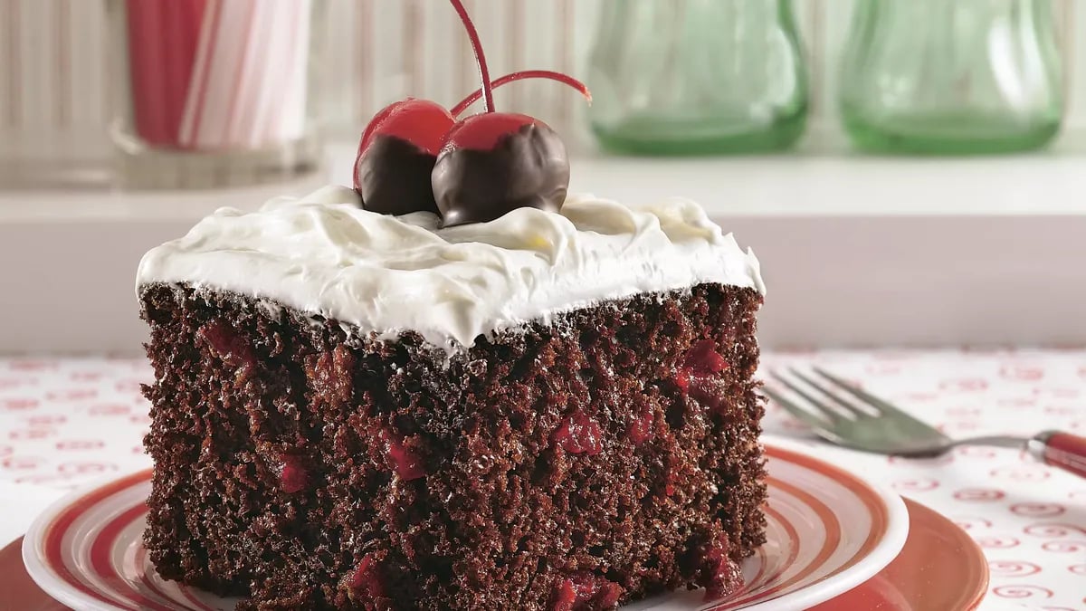 Chocolate-Cherry Cola Cake